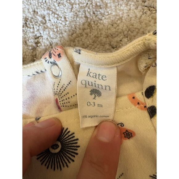 Kate Quinn Romper Dress Cream Insects Snakes 0-3 Months - Picture 2 of 5